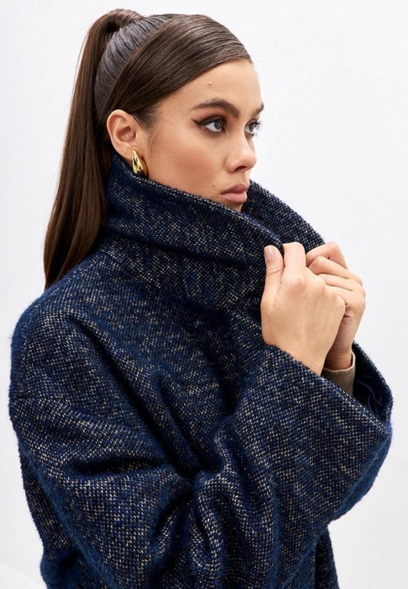 Пальто-кокон Rozhkova