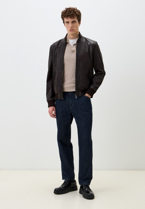 Куртка кожаная Jorg Weber