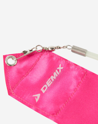 Лента гимнастическая Demix, 4 м, Розовый женщинам