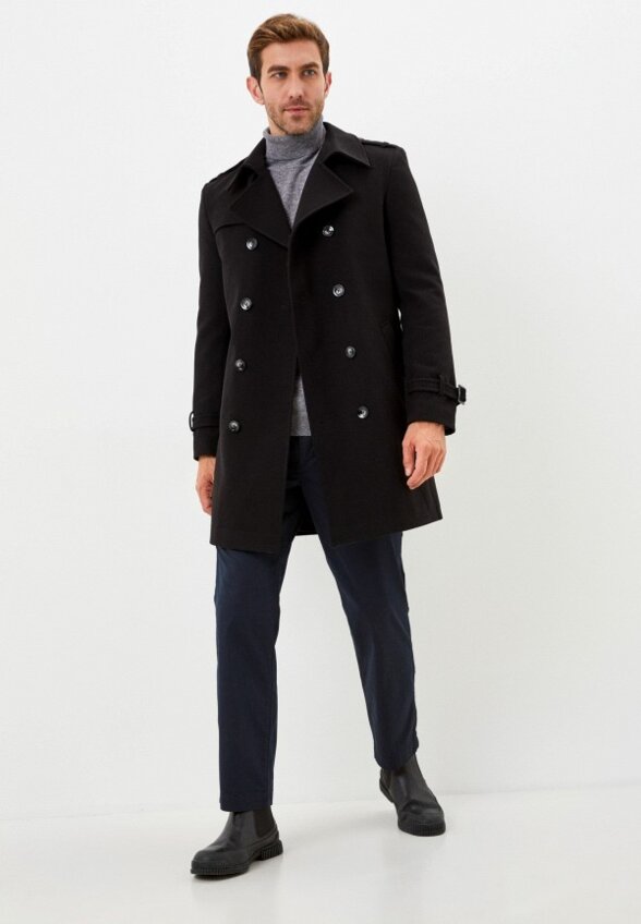 Пальто двубортное Berkytt