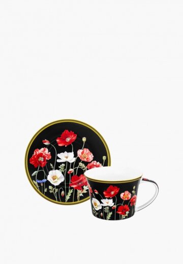 Чашка с блюдцем Elan Gallery