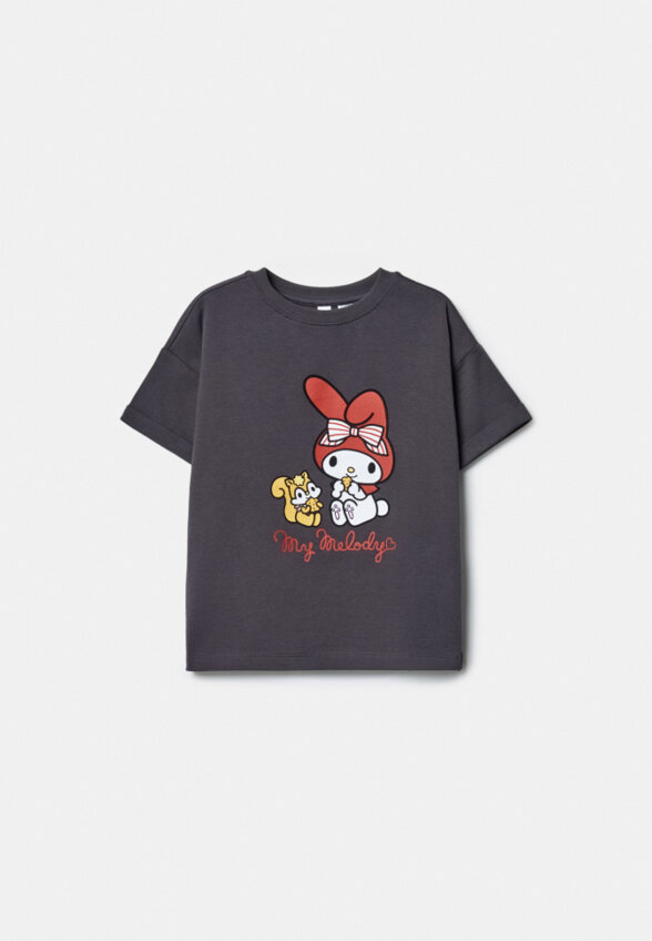 Футболка с принтом Hello Kitty для девочек