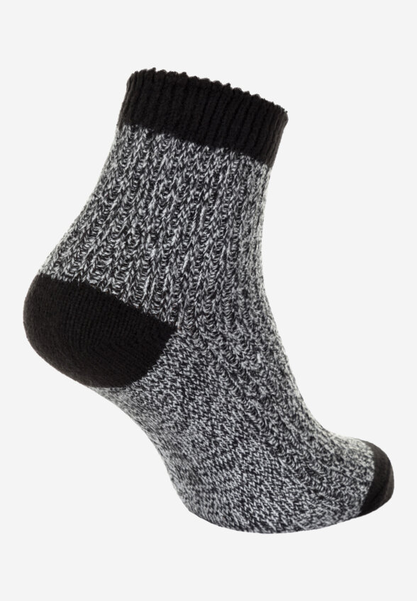 Носки женские Columbia Micro Poly Marl Rib Quarter, 1 пара, Черный
