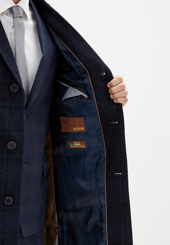 Пальто однобортное Bazioni