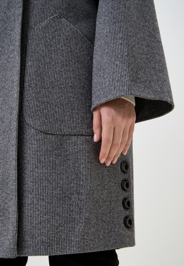 Пальто однобортное Gaxgax