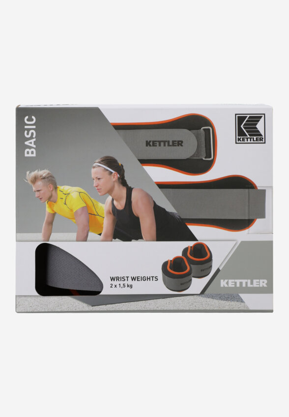Утяжелители для рук KETTLER, 2 х 1.5 кг, Черный