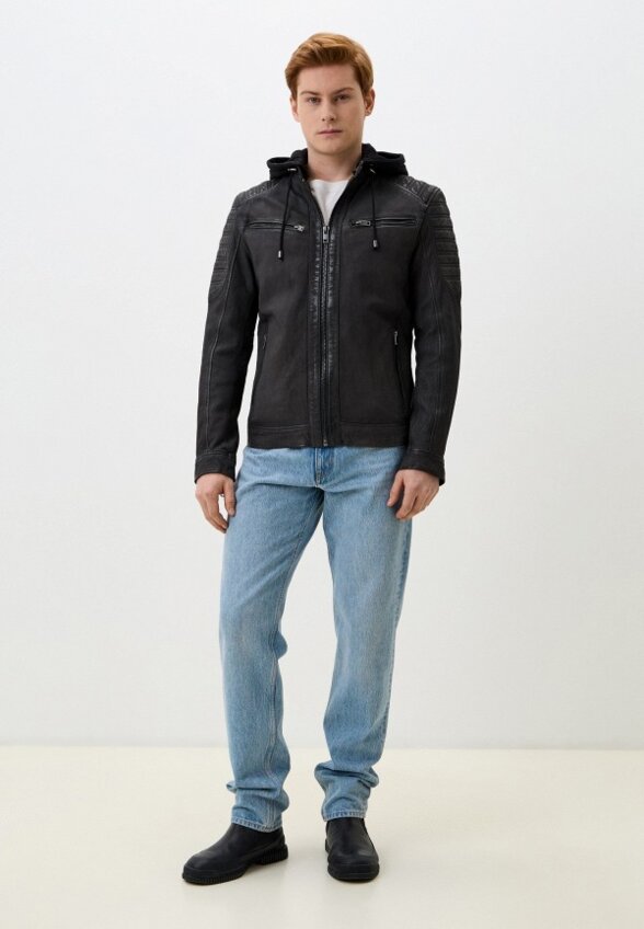 Куртка кожаная Jorg Weber