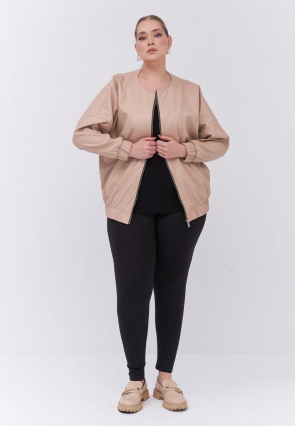 Куртка кожаная Артесса