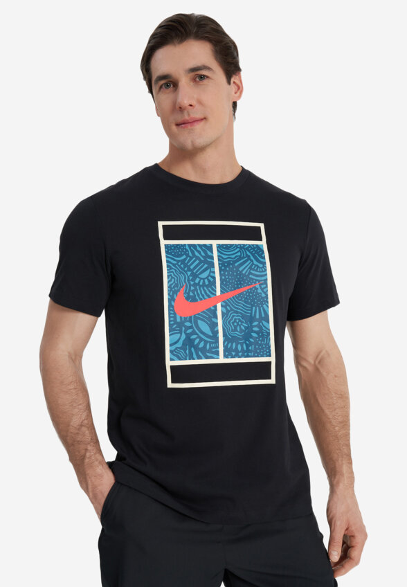 Футболка мужская Nike Court, Черный
