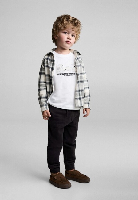 Брюки спортивные Mango Kids