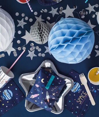 Пакетики для угощений Пати Деко (Party Deco) "Космос", 6 шт детям