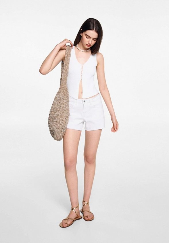 Шорты джинсовые Mango Teen