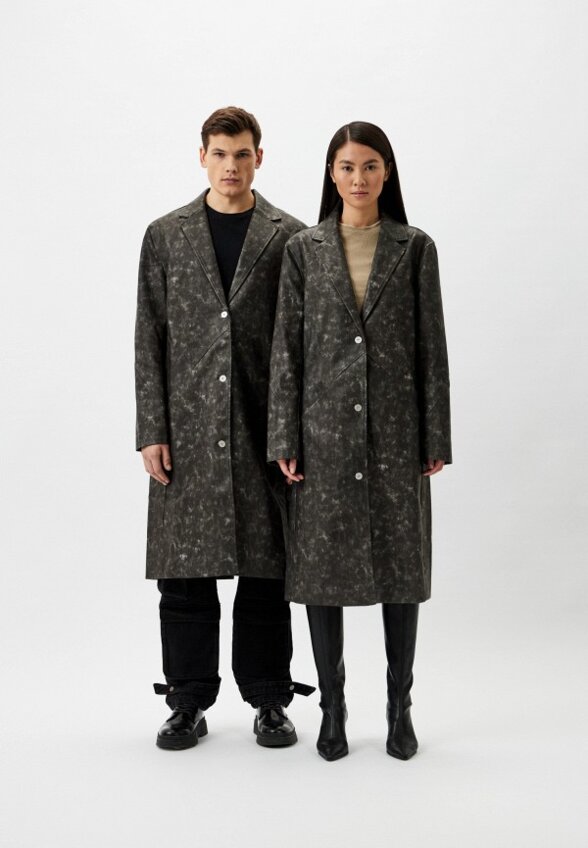 Пальто однобортное Berhasm