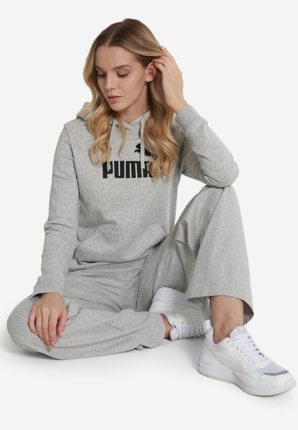 Худи женское PUMA Ess No. 1 Logo, Серый