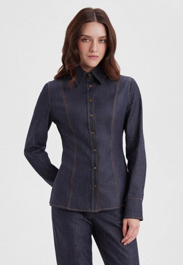 Рубашка джинсовая Olesa Chugunova