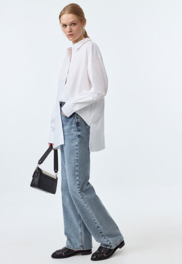 Джинсы 411 WIDE LEG