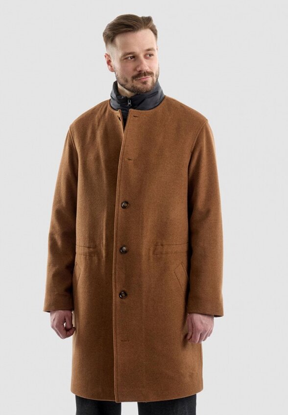 Пальто однобортное Энсо
