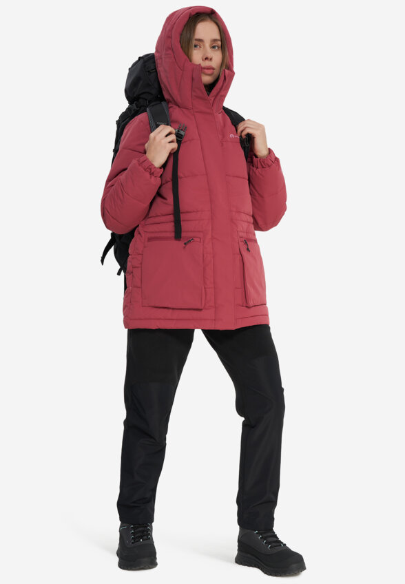 Пуховик женский Outventure, Красный