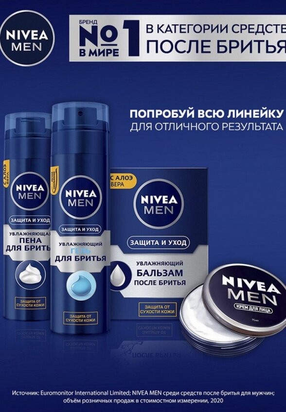Лосьон после бритья Nivea Men