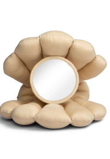 Игрушечное зеркало в виде ракушки Зэтс Майн (That's Mine), кремовое