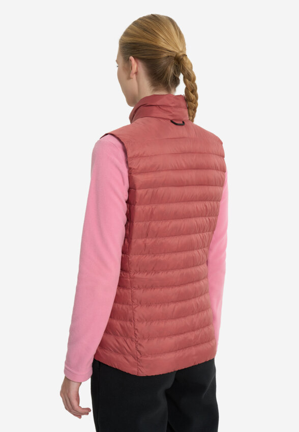 Жилет пуховый женский Jack Wolfskin Pilvi, Красный
