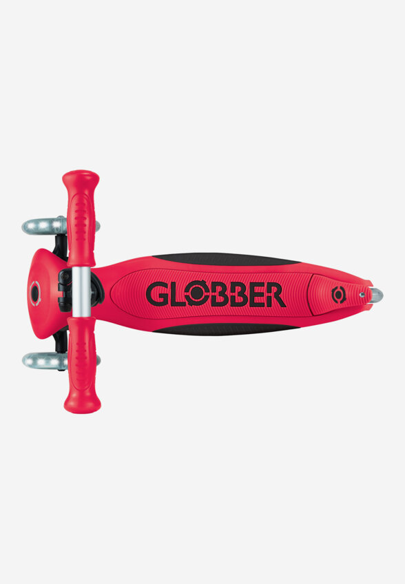 Самокат детский Globber Primo Foldable Plus Lights, Красный