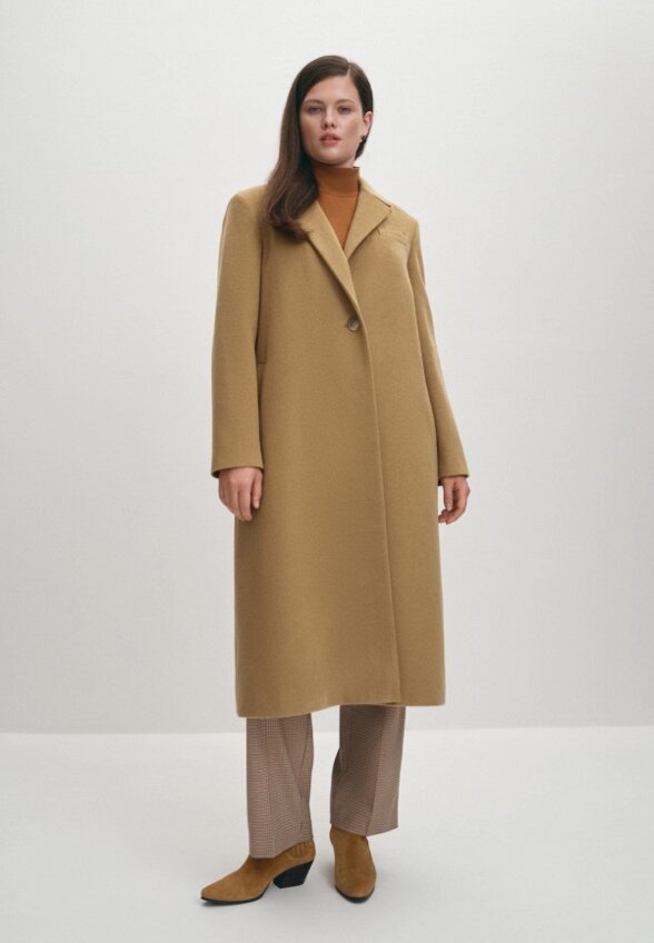 Пальто однобортное Lalis