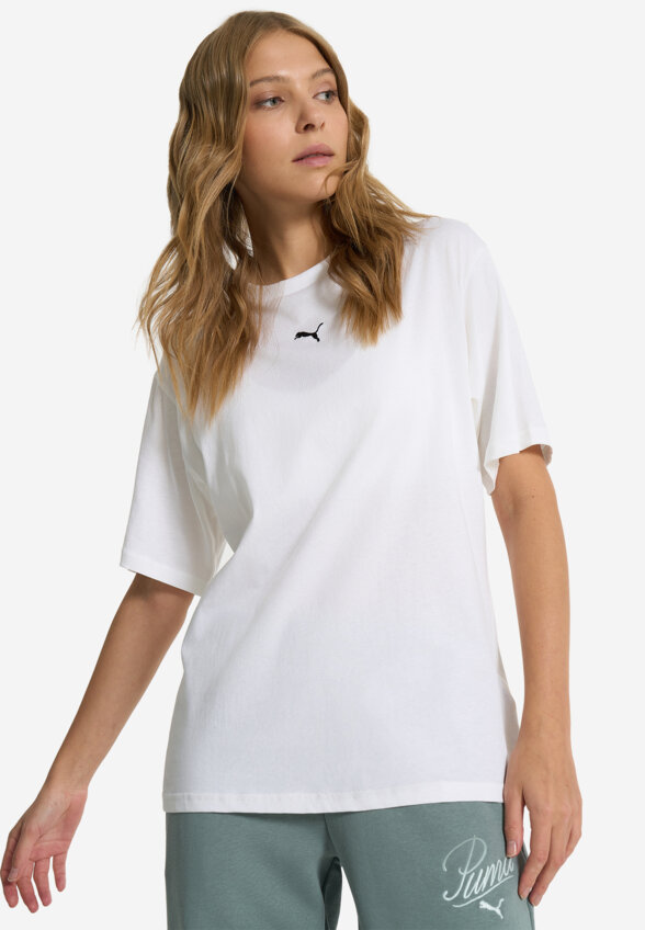 Футболка женская PUMA Essentials+ Relaxed, Белый