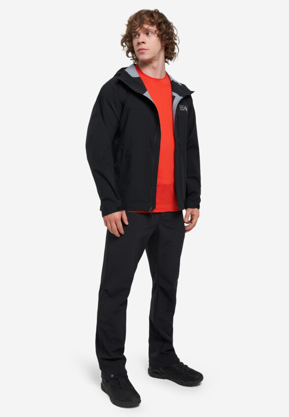 Куртка мембранная мужская Mountain Hardwear Stretch Ozonic Jacket, Черный