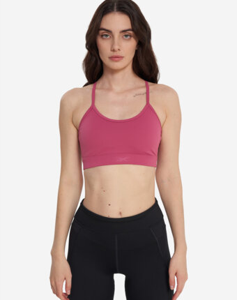 Топ бра спортивный Reebok Eliza Yoga, Розовый женщинам