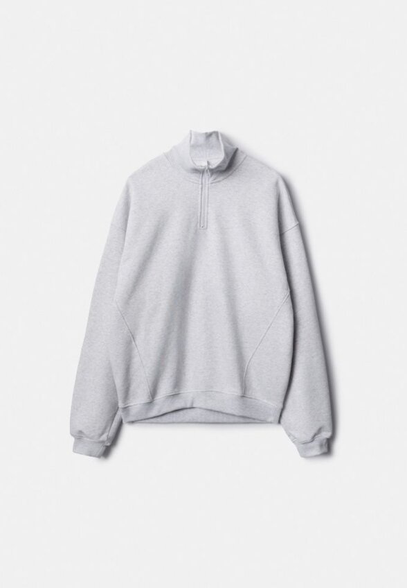 Свитшот Oversize fit с воротником