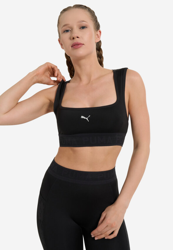 Топ бра спортивный PUMA Move Lace Bra, Черный