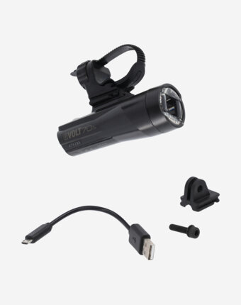 Фонарь велосипедный передний Cat Eye Gvolt70.1, Черный женщинам