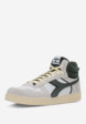 Кеды мужские Diadora Magic Basket Demi Cut Suede Leather, Белый2  - превью