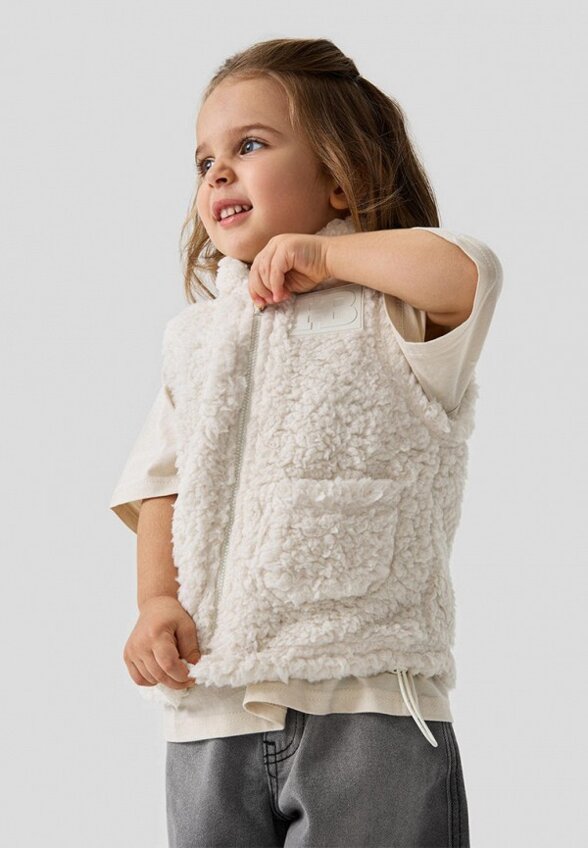 Жилет меховой Happy Baby