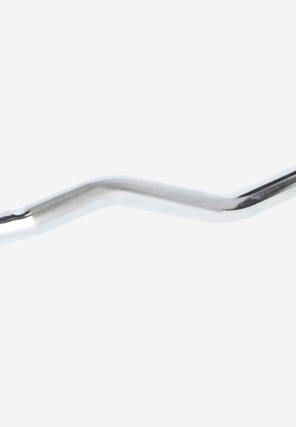 Гриф стальной изогнутый 30х1200 мм Torneo, Серебряный