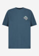 Футболка мужская оверсайз Quiksilver Crystal Jet, Синий9  - превью