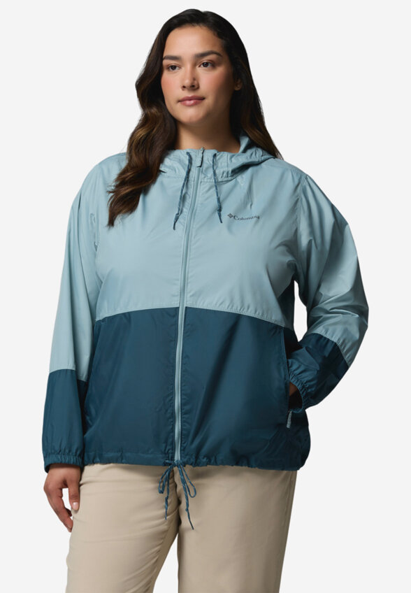 Ветровка женская Columbia Flash Forward II Windbreaker, Plus Size, Голубой