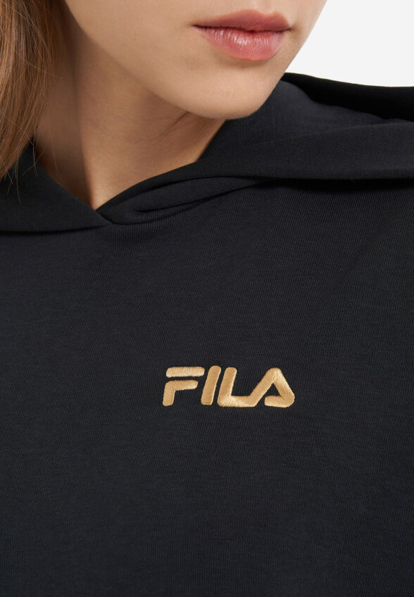Худи женское оверсайз FILA, Черный
