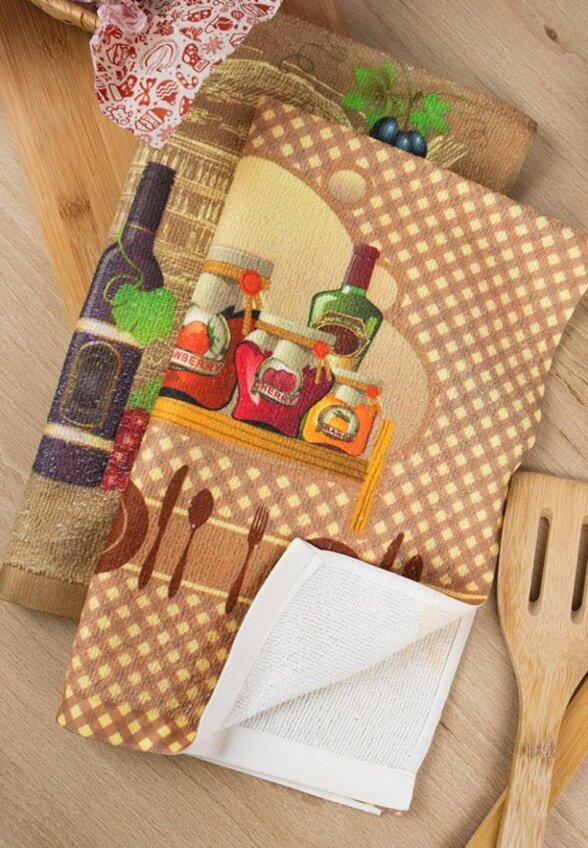 Набор полотенец кухонных Wellness