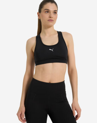 Топ бра спортивный PUMA 4 Keeps, Черный женщинам