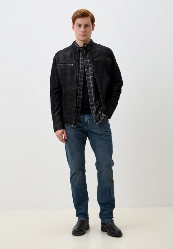 Куртка кожаная Jorg Weber