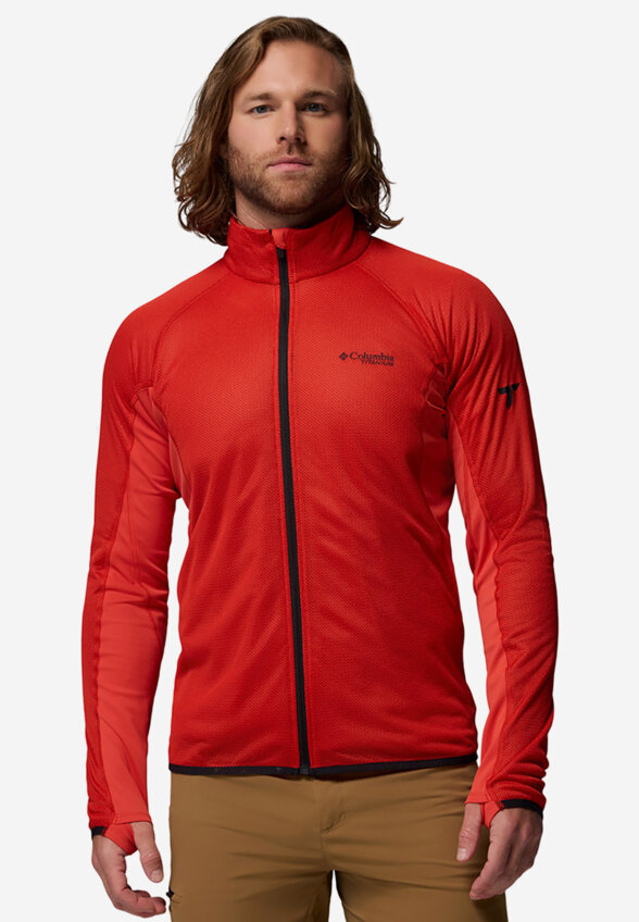 Толстовка мужская Columbia Summit Step Full Zip, Красный