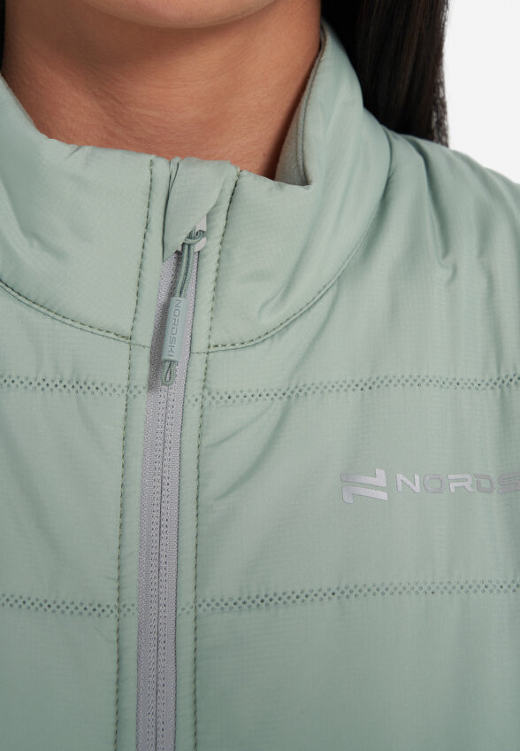 Жилет для беговых лыж женский Nordski Hybrid Pro 2.0, Зеленый