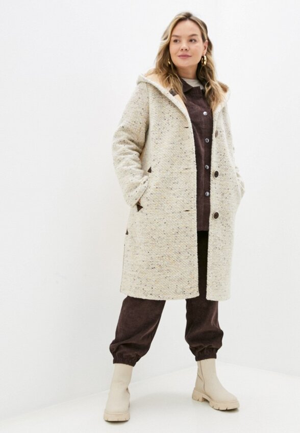 Пальто однобортное Karmel Style