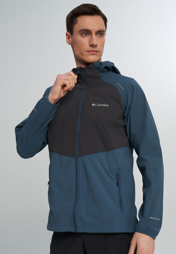Ветровка мужская Columbia Columbia Tech II Wind Full Zip, Синий