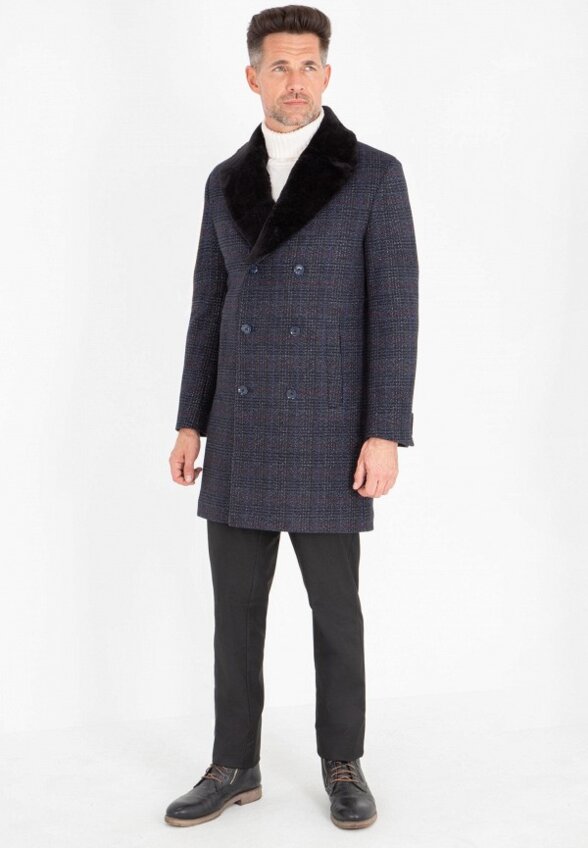 Пальто двубортное Thomas Berger