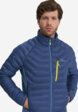Ультралегкий пуховик мужской Jack Wolfskin Routeburn Pro, Синий1  - превью