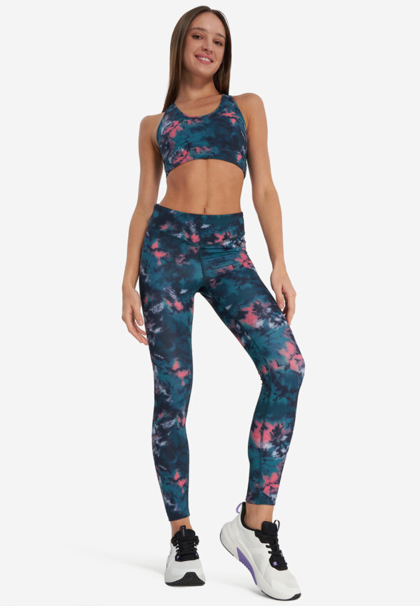 Легинсы женские Demix ActiveMove Gym Gfx, Зеленый