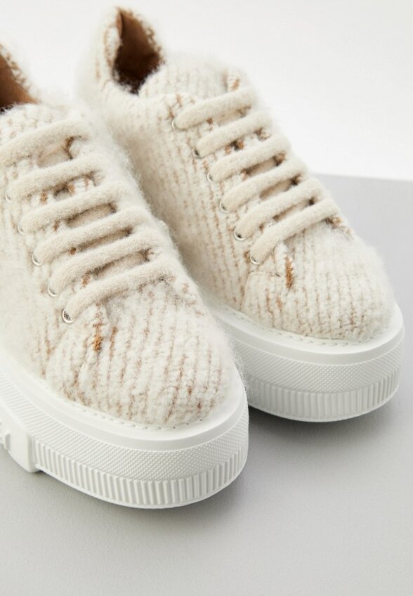 Кеды на танкетке Casadei